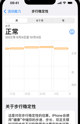 罗江iPhone手机维修如何在iPhone开启'步行稳定性通知'