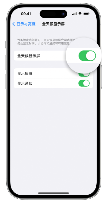 罗江苹果14维修店分享如何自定义 iPhone 14 Pro 常亮显示屏 